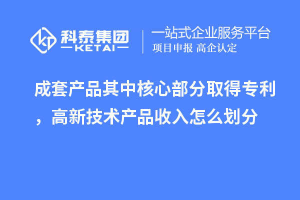 成套產品其中核心部分取得專利，高新技術產品收入怎么劃分