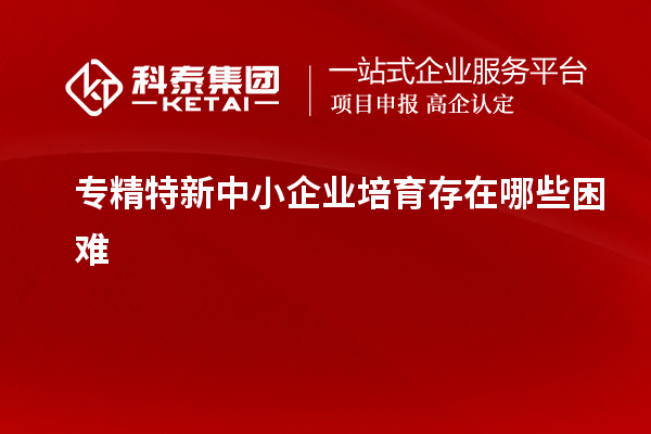 <a href=http://www.0753rcw.com/fuwu/zhuanjingtexin.html target=_blank class=infotextkey>專精特新中小企業(yè)</a>培育存在哪些困難