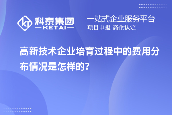 高新技術(shù)企業(yè)培育過程中的費(fèi)用分布情況是怎樣的？