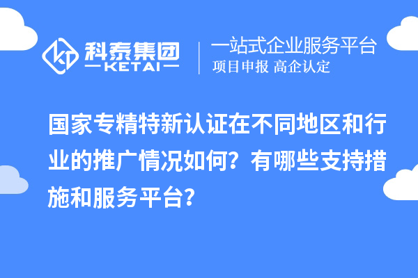 國(guó)家專精特新認(rèn)證在不同地區(qū)和行業(yè)的推廣情況如何？有哪些支持措施和服務(wù)平臺(tái)？