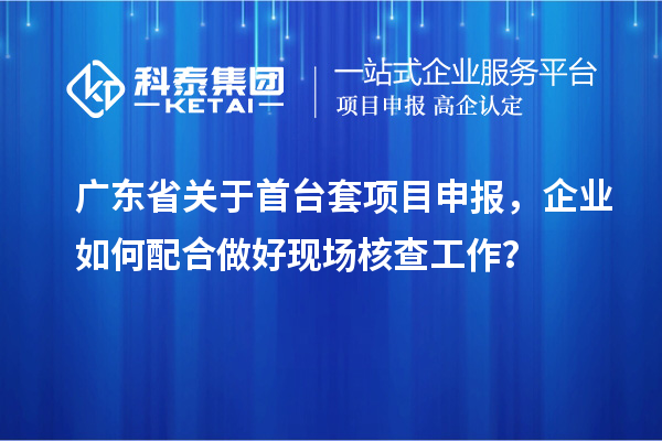 廣東省關于首臺套項目申報，企業(yè)如何配合做好現場核查工作？