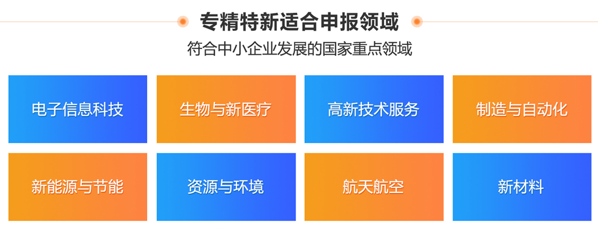 專(zhuān)精特新重點(diǎn)領(lǐng)域